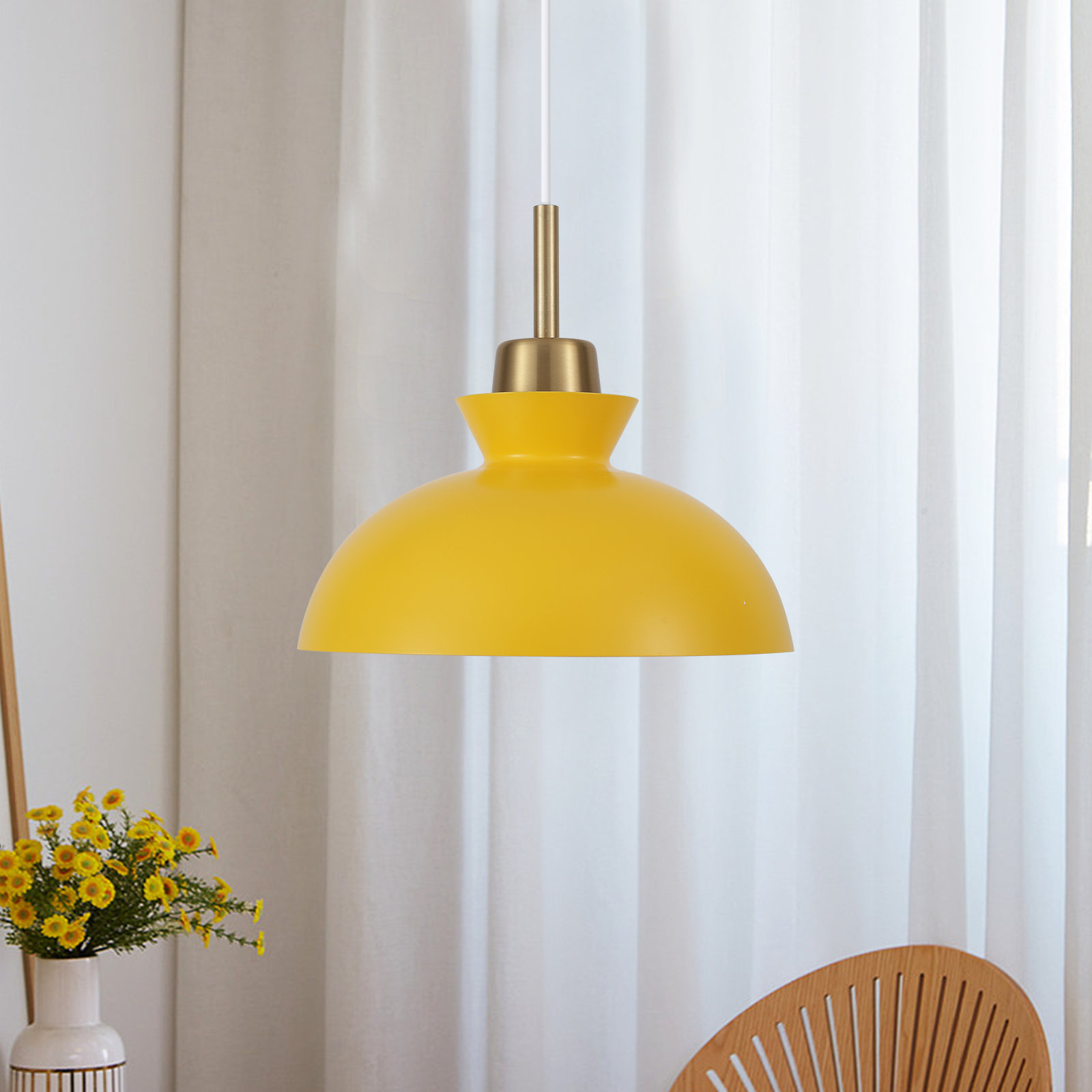 Wrought Studio™ Gibran 1 - Light Single Pendant & Reviews | Wayfair